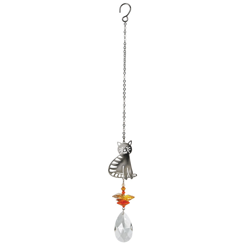 Cristal fantaisie chat tigré