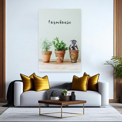 Farmhouse Herbs I Contemporary Wall Art Print