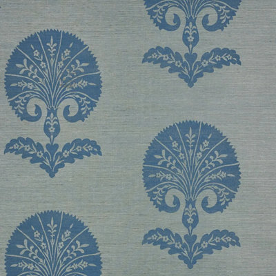 Ottoman Flower Sisal Wallpaper