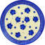 Bleu-belle Fleur Decorative Plate