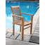 Mas Outdoor Teak Dining Armchair
