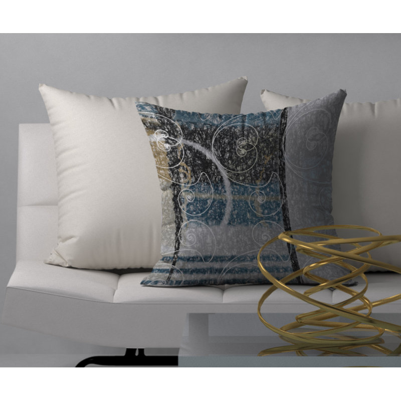 Housse de coussin carrée raffinée simple raffinée, 20 po x 20 po
