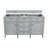 Dussault 60'' Double Bathroom Vanity with Top-860831327-860831310-818485749