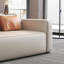 Chaise longue moderne et minimaliste en similicuir