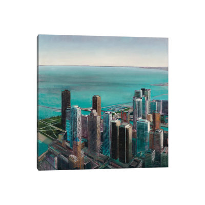 Skyline II 1 Piece Wrapped Canvas Painting