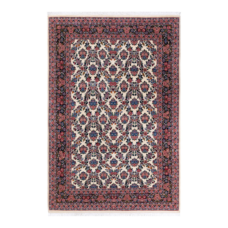 Classic One-of-a-Kind 6' 2" x 9' 2" Hand Knotted Area Rug