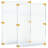 Floating Acrylic Wall Frame with Stand Off Caps: 24" x 36" Graphic Size, Overall Frame Size: 28" x 40"