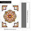 Autocollants pour fenêtre, film d'intimité pour fenêtre en verre coloré, attache statique bloquant les rayons UV pour la cuisine à domicile, bureau, Spessart, 11,87 po x 15,7 po
