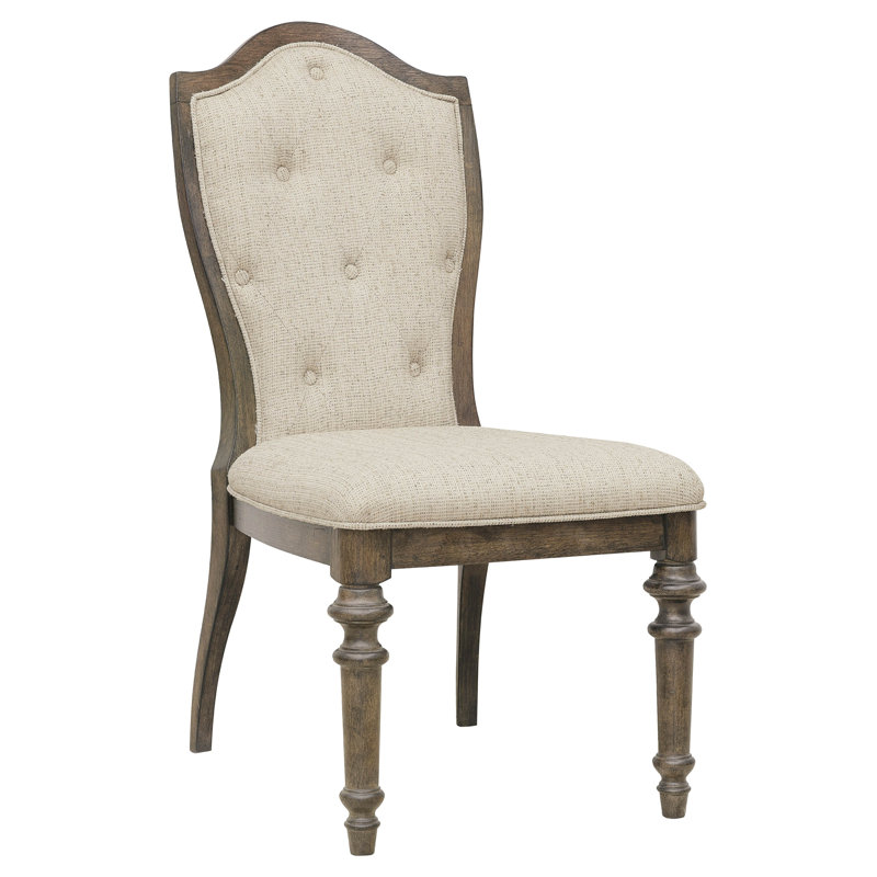 Ensemble de deux chaises d'appoint rembourrées