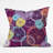 Wheel Of Wonder Polyester Throw Pillow-19873351