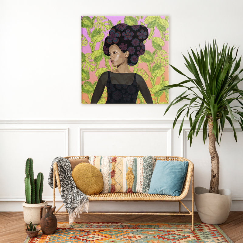 Murmure sur toile, conception de Lynnda Rakos, H 30 po x l 30 po