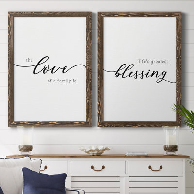 «Love of a Family» - ensemble de 2 reproductions