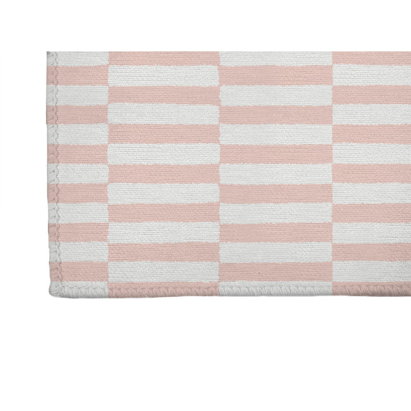 Off Stripe Non-Slip Outdoor Rug, Runner 2'6" x 8'