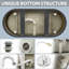 67'' X 29.5'' Freestanding Soaking Acrylic Bathtub-91896074