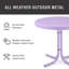Table d'appoint en acier Burley-1734180128