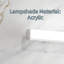 Luminaire de salle de bain pour salle de bain, lumière carrée de couleur nickel givré-1247071395-1247071396