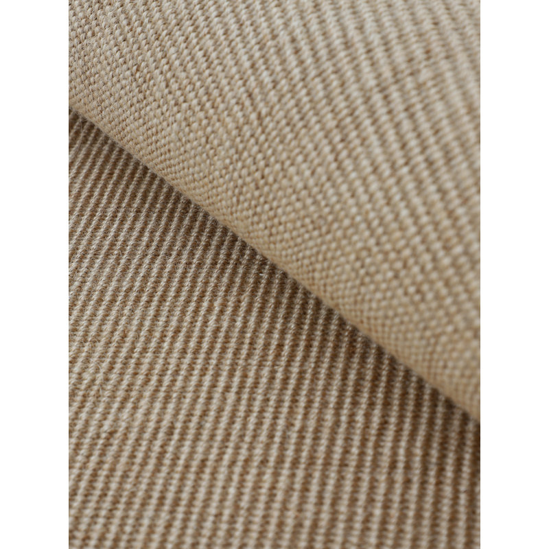 Sisal Hand Woven Black Rug, Rectangle 60 x 110cm