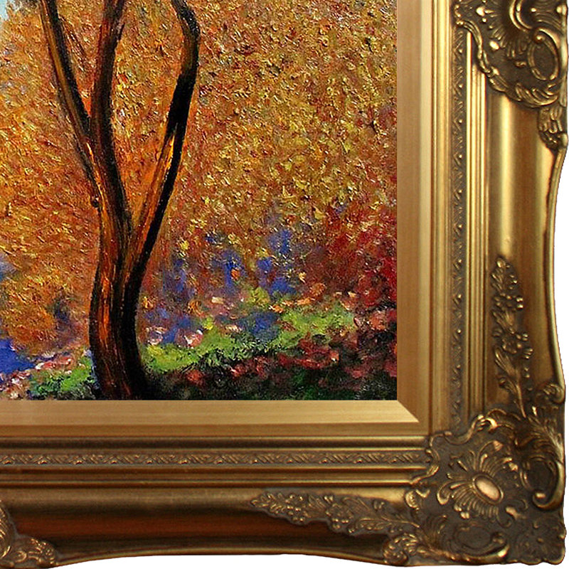 Antibes, vue de Salis, peinture à l'huile sur toile encadrée, H 28 po x l 32 po x P 2 po, Or victorien