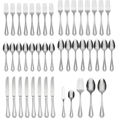 45-Piece Everyday Flatware Set With Serving Utensils