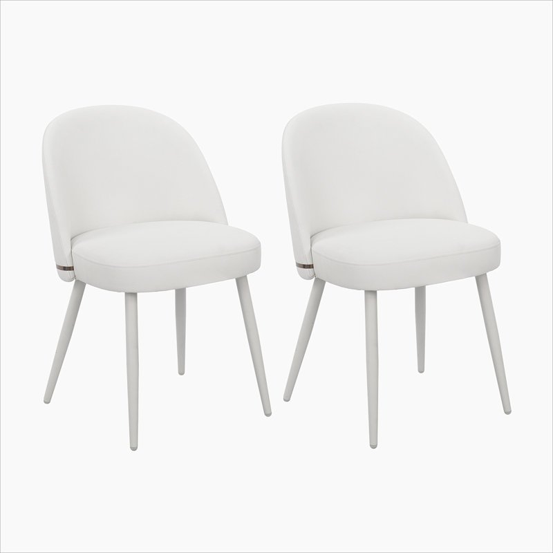 Chaises de salle à manger Ronan, Blanc