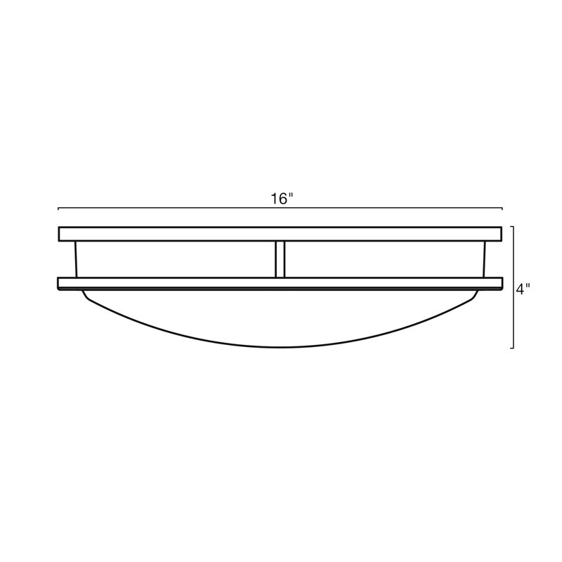 Delfeena Acrylic LED Flush Mount