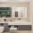 Iron Frame Horizontal Rectangle Mirror-1314280899