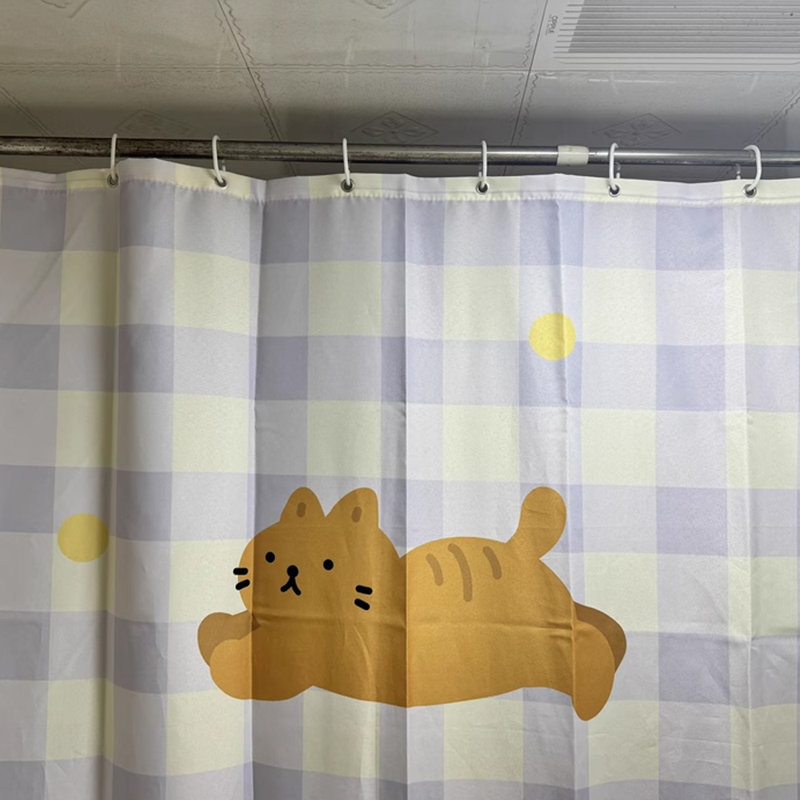 Rideau de douche en polyester