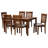 6 - Person Four Leg Dining Set-2130445218-2130445219