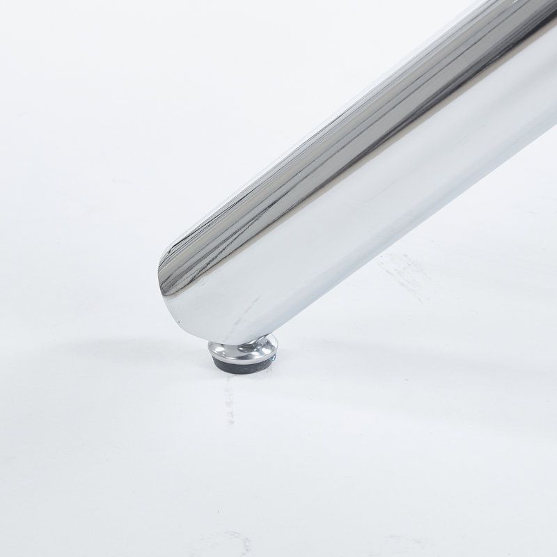 Table de salle à manger Golden, 29.13" H x 43.3" W x 43.3" D, Silver