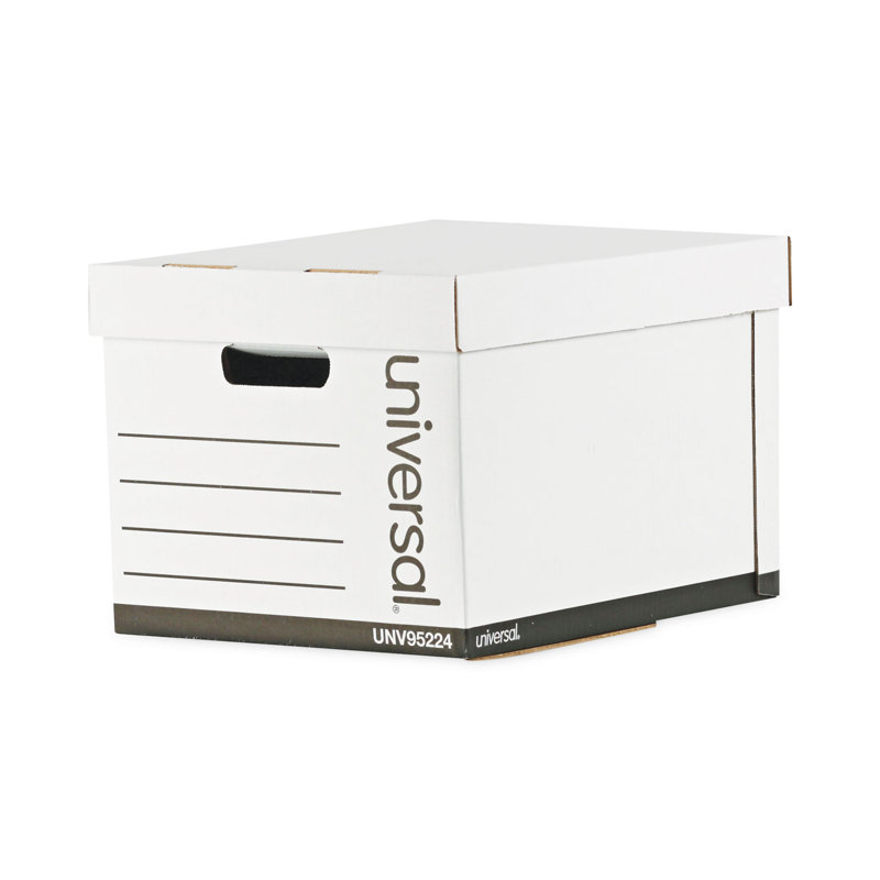 Quick Set-Up Lift-Off Lid Storage Box, 12/Carton
