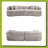 Modern Curved L-Shape Luxury Sectional Oversized Sofa: Minimalist Design-1955476935