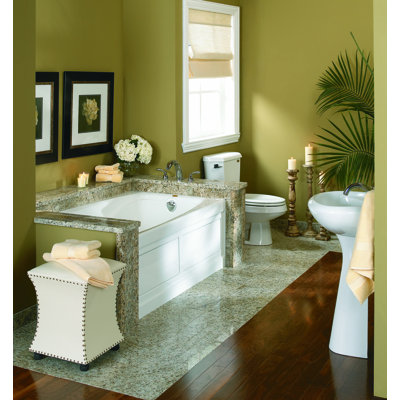 Cetra® 60" x 32" Alcove Whirlpool Bathtub