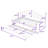 Twin Upholstered Daybed with Built-in USB Charging Station and Pull-Out Twin Trundle-1600856884