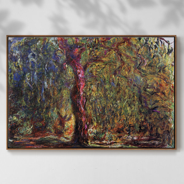 WexfordHome Weeping Willow 4, 1918 Framed On Canvas Print | Wayfair
