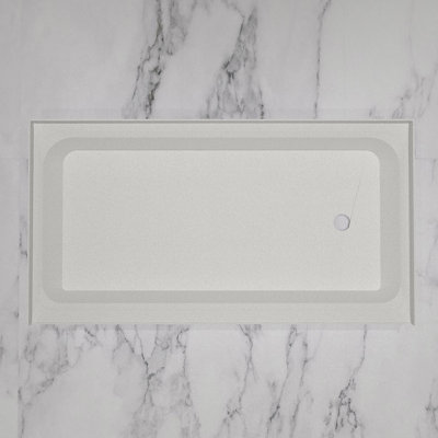 32 x 60 - Drain - Seuil simple - Base de douche en acrylique