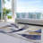 Machine Washable Indoor/Outdoor Xhevrie Navy Rug-16469888