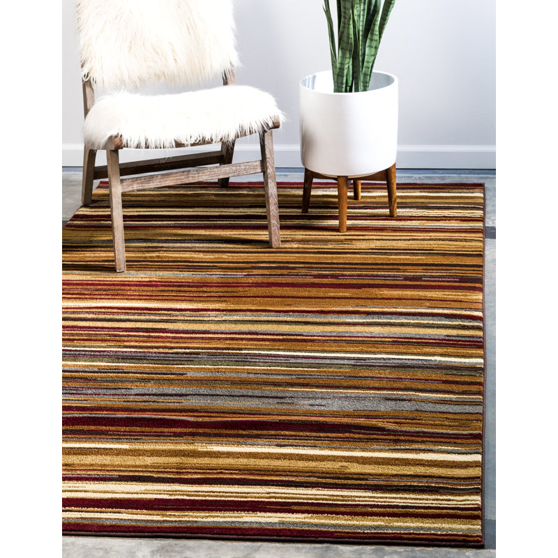 Striped Area Rug, Rectangle 152 x 244cm