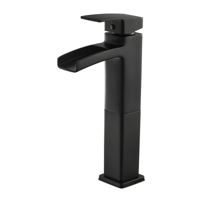 Robinet de lavabo vasque à commande simple Kenzo, Noir mat