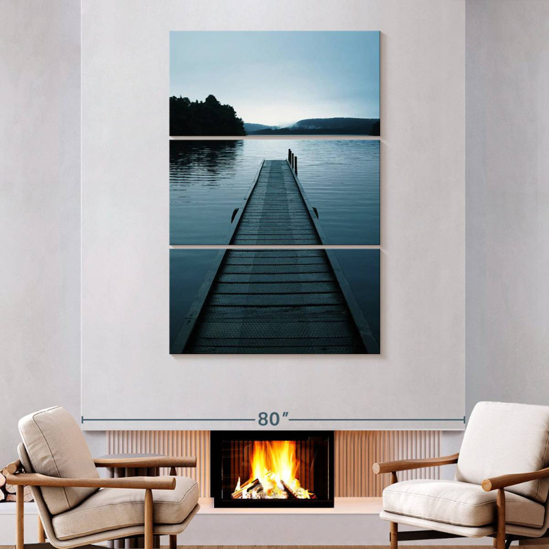 Aletra Dock, 74" H x 48" W