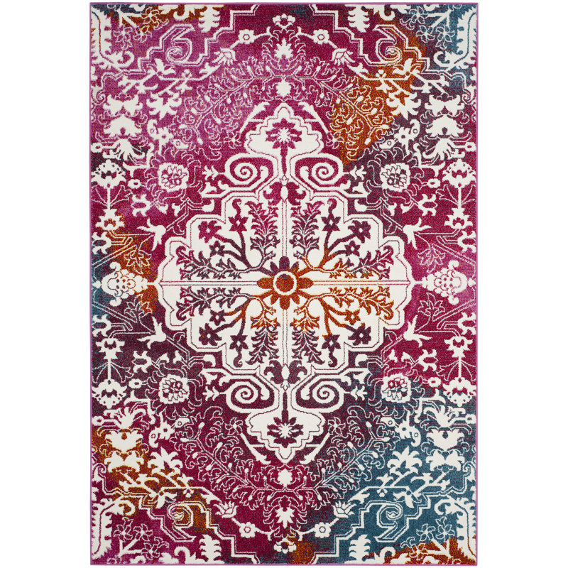 Tapis oriental Watercolor Performance, Rectangle 6 pi 7 po x 9 pi