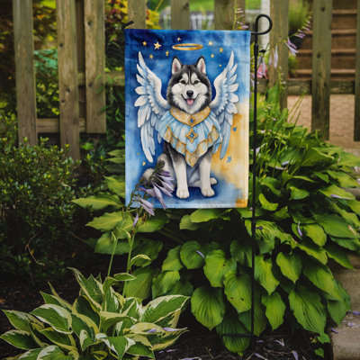 Malamute d'Alaska «My Angel Garden» Drapeau