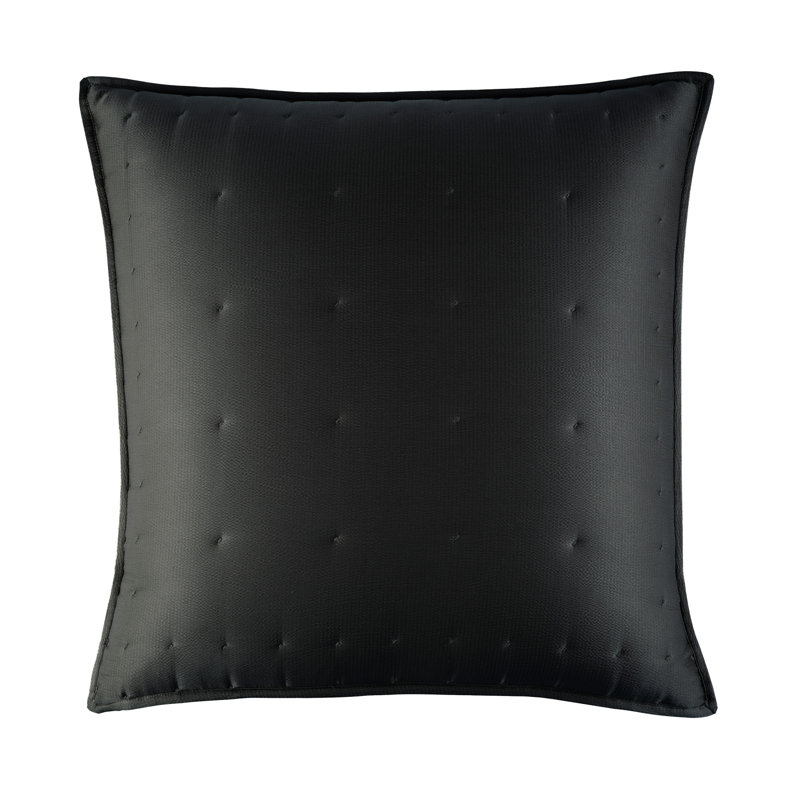 Donna Karan Home Hammered Silk Pillow Sham, Euro Sham