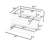 Full Wooden Upholstered Daybed with Trundle, USB Ports, LED lights and Slats-59013805