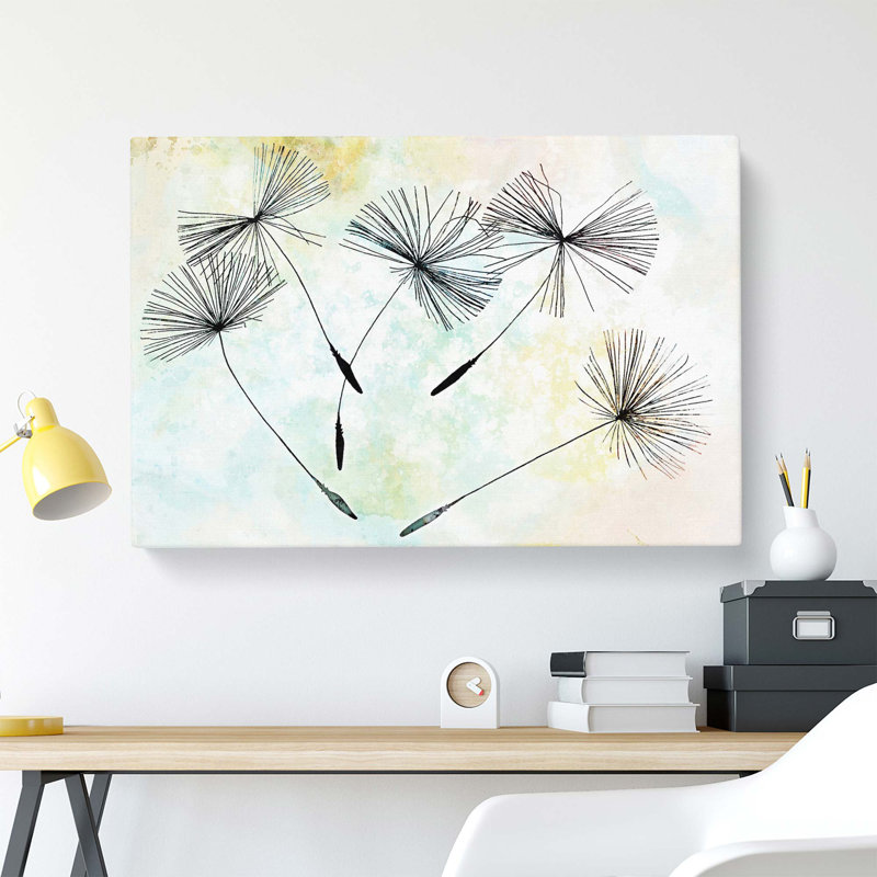 Dandelion Seeds in Abstract - Wrapped Canvas, 50.8 cm H x 76.2 cm W