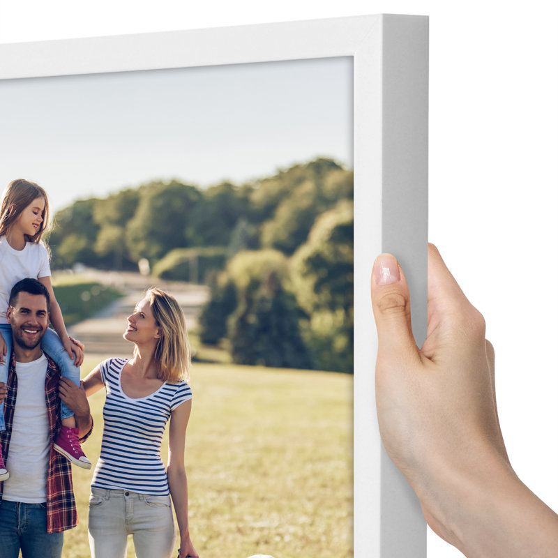 Cadre photo Americanflat, L 12,01 po x H 15,08 po, Blanc