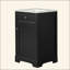 Meuble-lavabo de 20 po avec lavabo, armoire de salle de bain avec porte à fermeture douce, support de rangement et tablette réglable-773406069