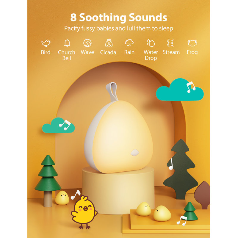 Night Light For Kids, Nursery Night Lights, Bedside Touch Lamp, Cute Silicone Nightlight For Baby Toddler, 3 Level Dimmable Soft Night Lamps Gift For Bedroom Kids Room Decor