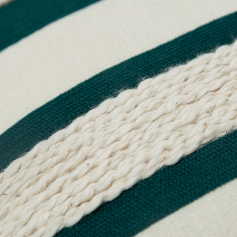 Housse et insert de coussin carré 100% coton Bessa