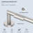 Fresco Brushed Nickel 3 pieces Decorative Bathroom Hardware sets