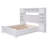 Full Size Wooden Bed With All-In-One Cabinet And Shelf